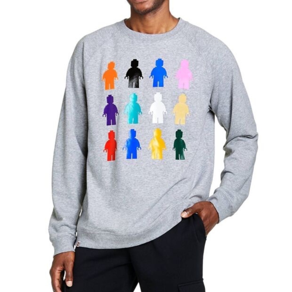 Men’s LEGO by Target Collection Minifig Crewneck Sweatshirt szS